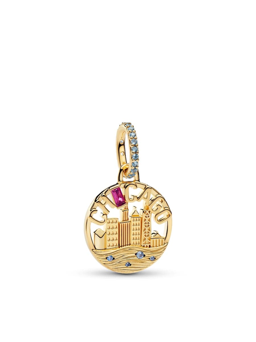 Pandora Chicago Skyline Dangle Charm 764766C01 764766 — Foto 1 von 1