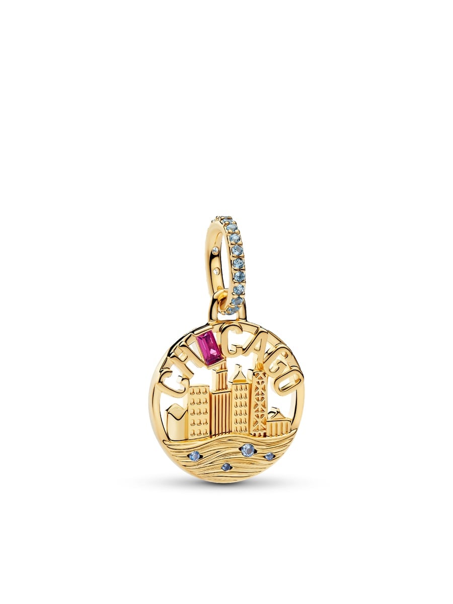 Chicago Skyline Dangle Charm