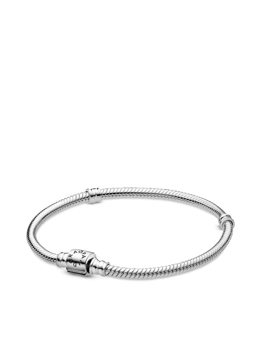 Pandora Moments Barrel Clasp Snake Chain Bracelet