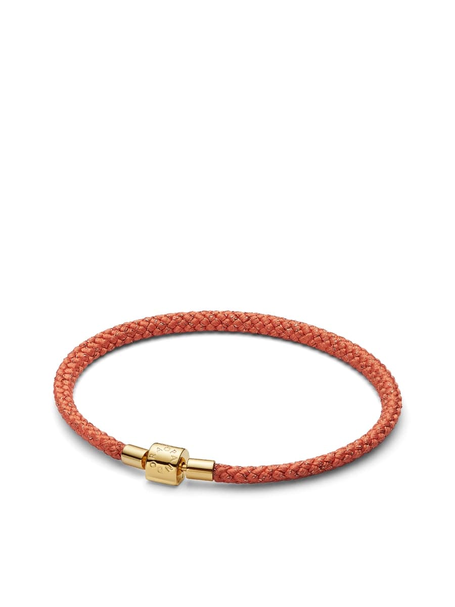 Pandora Shimmering Orange Cord Bracelet 564530C05 564530 — Foto 1 von 1