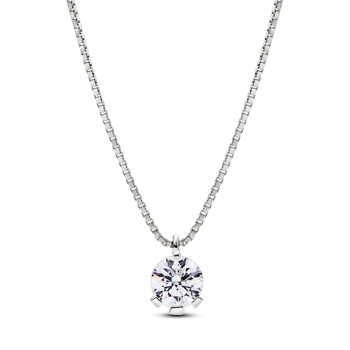 Pandora Nova 14k White Gold Lab-grown Diamond Pendant Necklace 352883C01 352883 — Foto 1 von 1