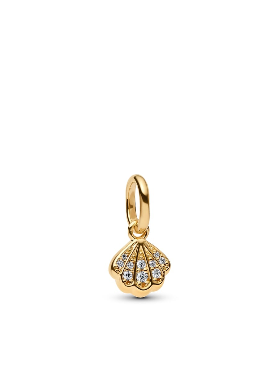 Sparkling Shell Mini Dangle Charm