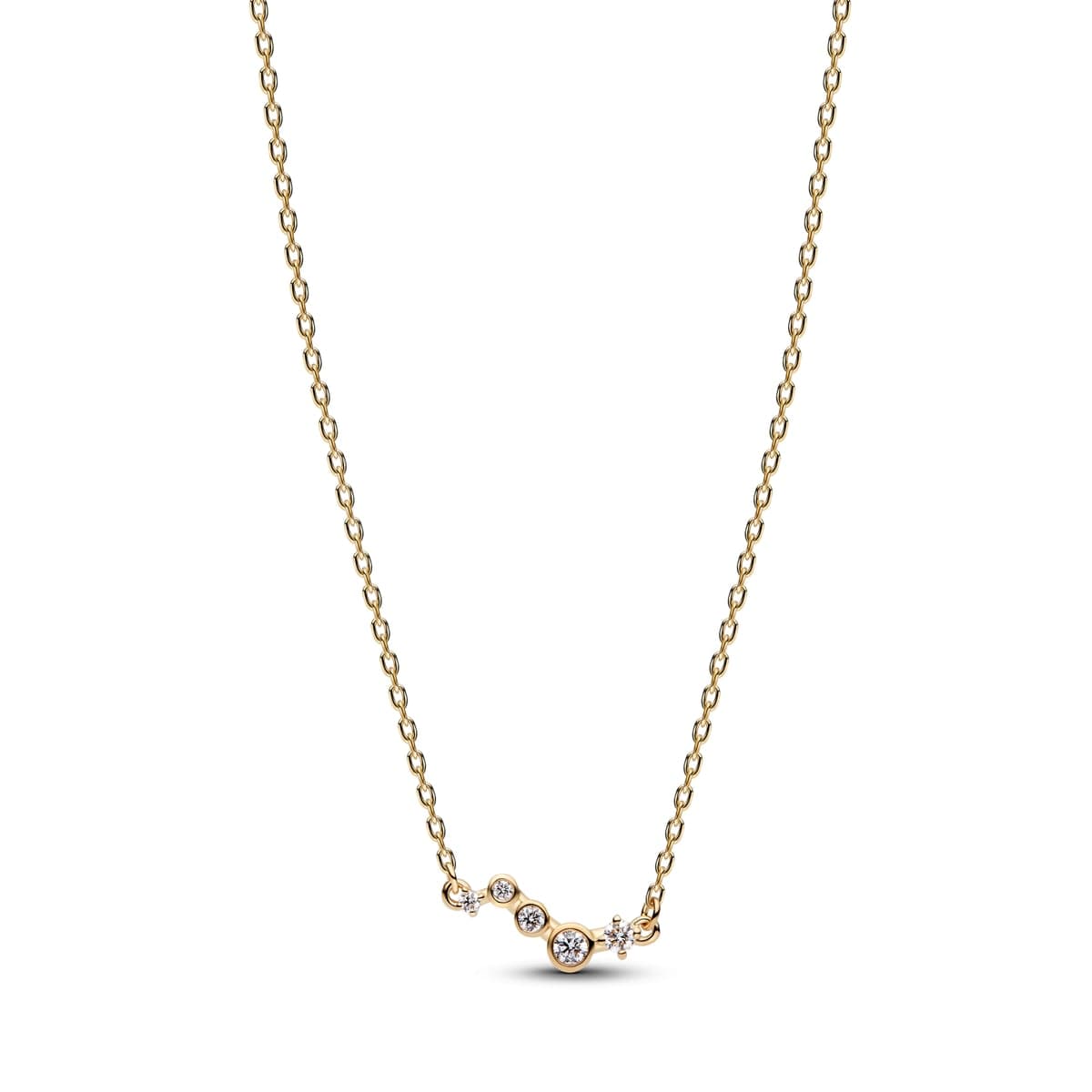 Pandora Era Lab-Grown Diamond Droplet Bar Necklace 354441C01 354441 — Foto 1 von 1