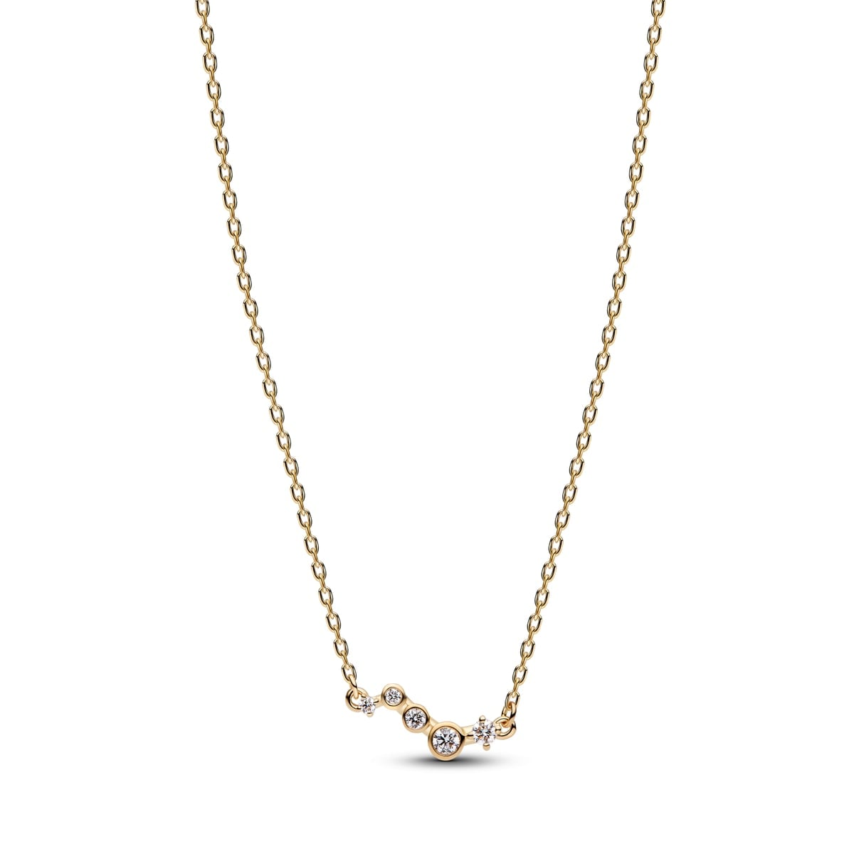 Pandora Era Lab-Grown Diamond Droplet Bar Necklace