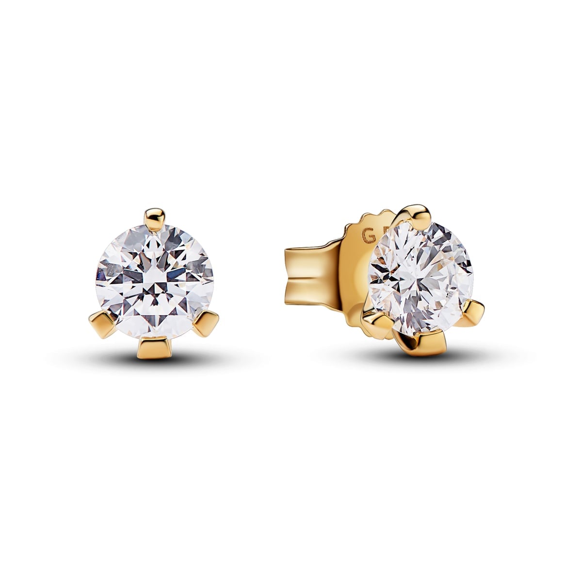 14k Gold Lab-grown Diamond Earrings