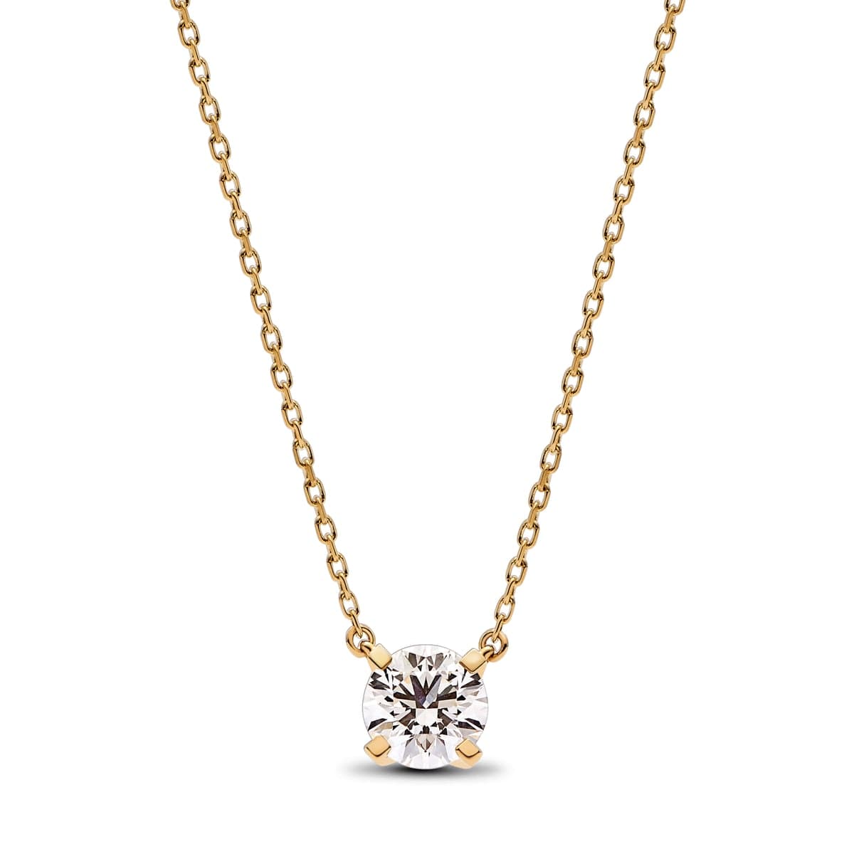 Pandora Era 14k Gold Lab-grown Diamond Pendant Necklace 352877C01 352877 — Foto 1 von 1