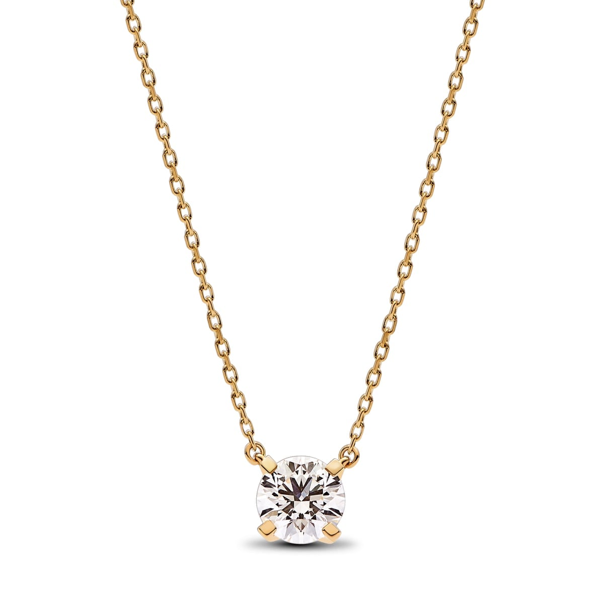 Pandora Era 14k Gold Lab-grown Diamond Pendant Necklace