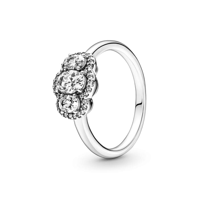 Pandora Three Stone Vintage Ring 190049C01 190049C0148 — Foto 1 von 6