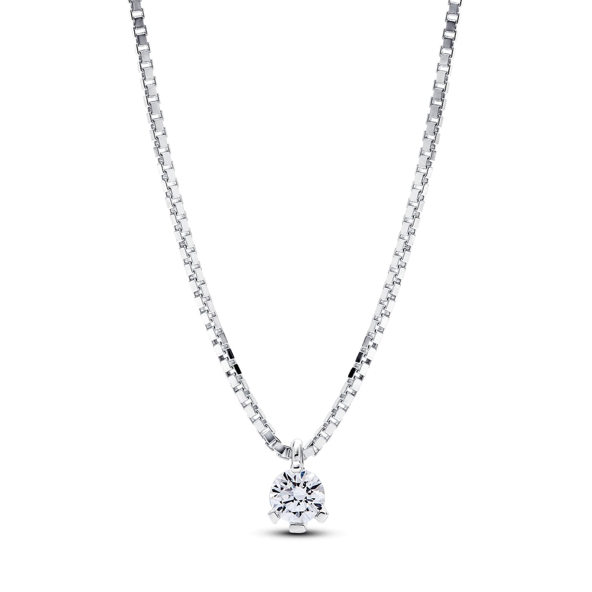 Pandora Nova Sterling Silver Lab-grown Diamond Pendant Necklace