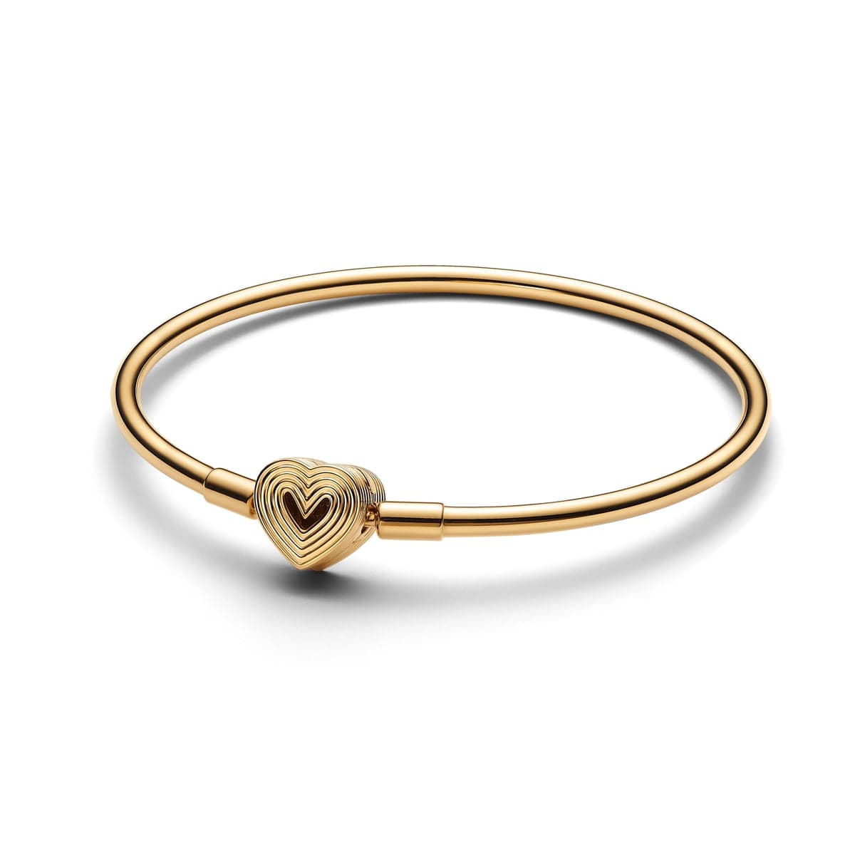 Pandora Radiating Heart Clasp Bangle 563752C00 563752 — Foto 1 von 1