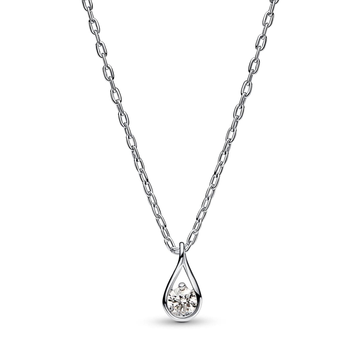 Pandora Infinite Sterling Silver Lab-grown Diamond Pendant Necklace 399462C01 399462 — Foto 1 von 1
