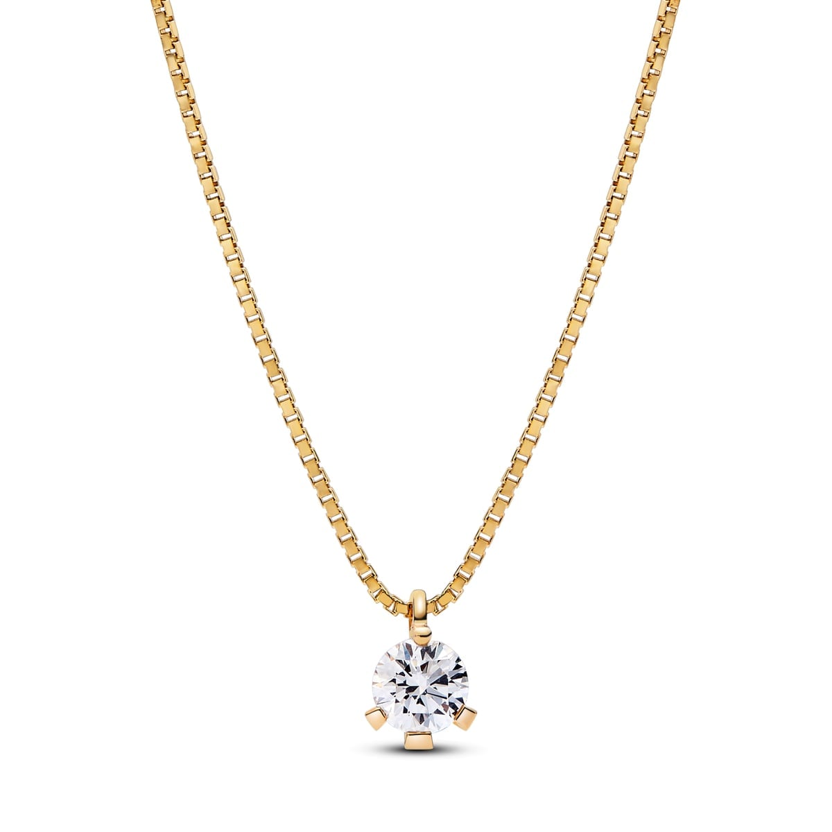14k Gold Lab-grown Diamond Pendant Necklace