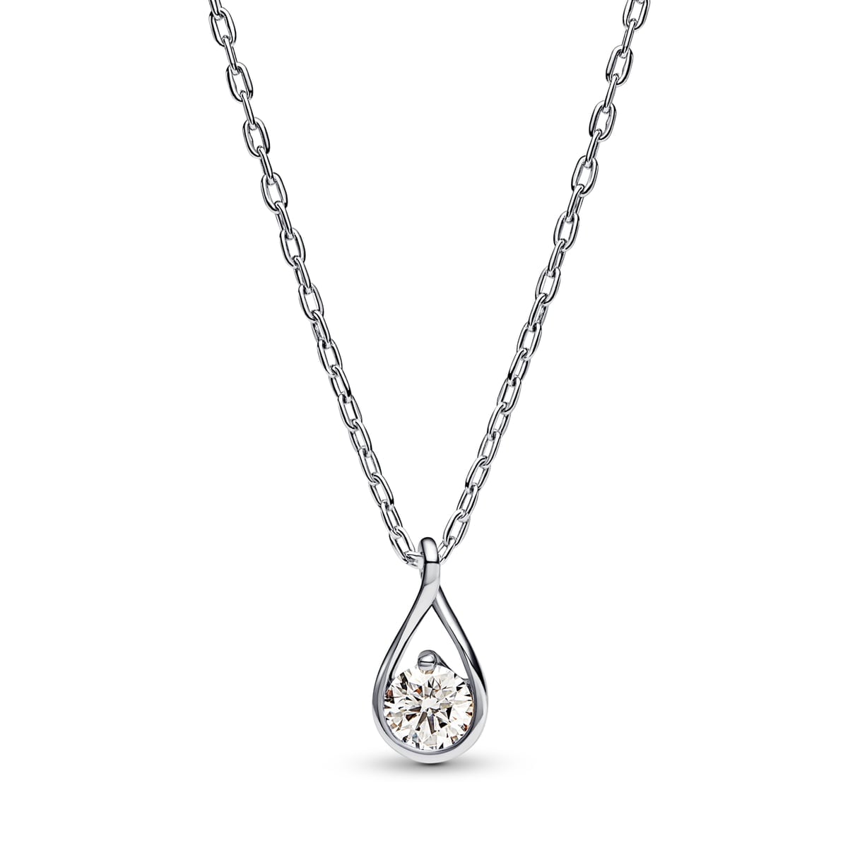 Pandora Infinite Sterling Silver Lab-grown Diamond Pendant Necklace