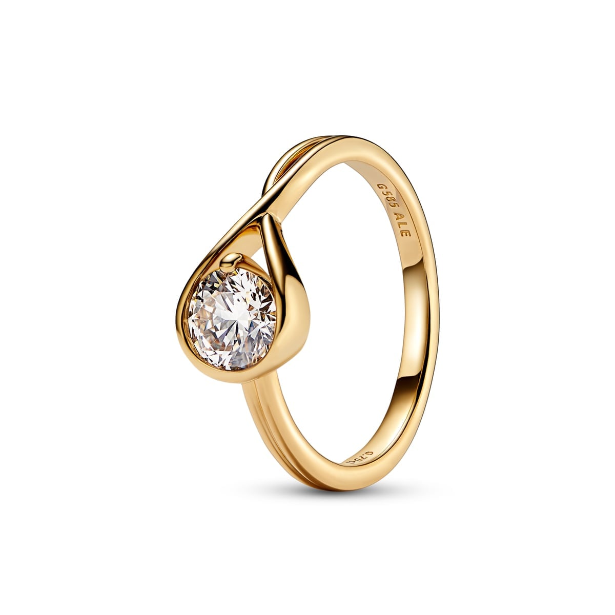 Pandora Infinite 14k Gold Lab-grown Diamond Ring