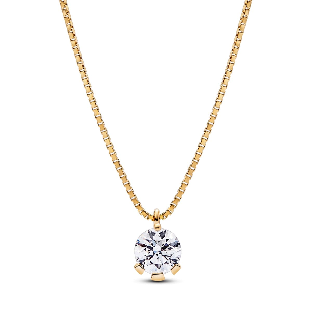 Pandora 14k Gold Lab-grown Diamond Pendant Necklace 352882C01-45 352882C01 — Foto 1 von 1