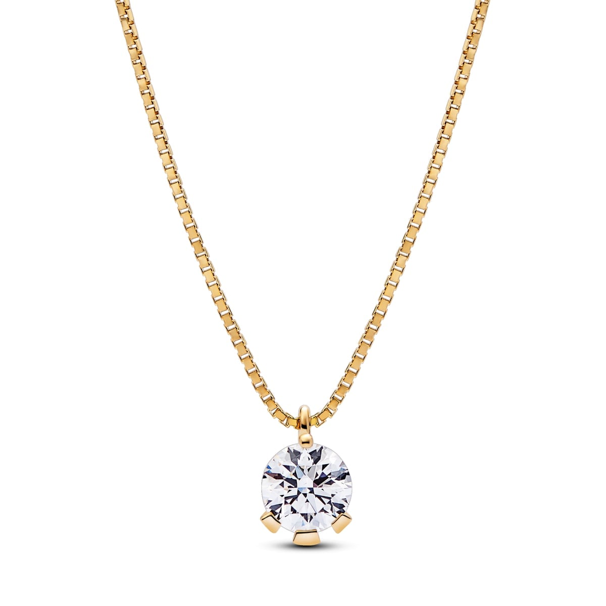 14k Gold Lab-grown Diamond Pendant Necklace