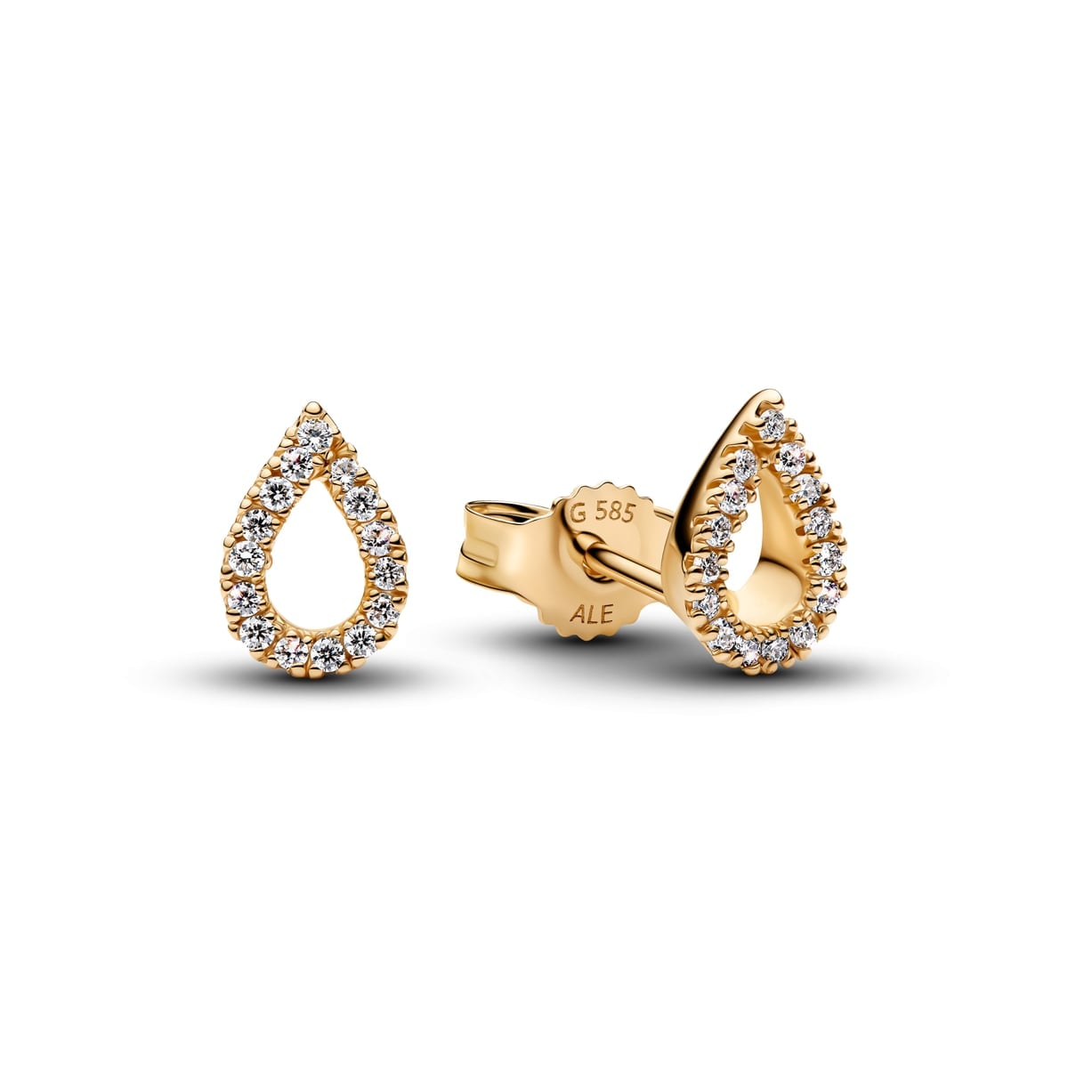 Pandora Infinite Lab-grown Diamond Pavé Stud Earrings