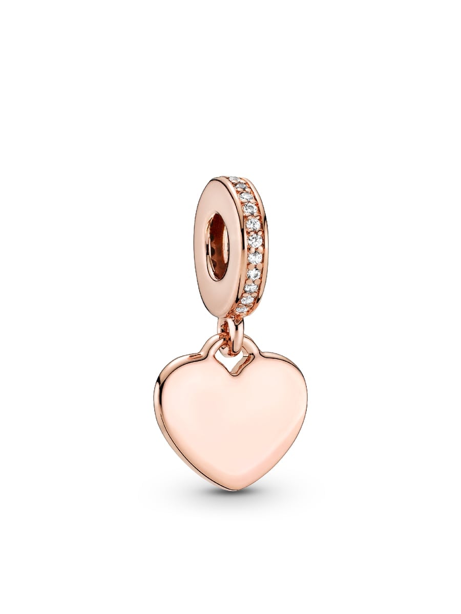 Engravable Heart Dangle Charm
