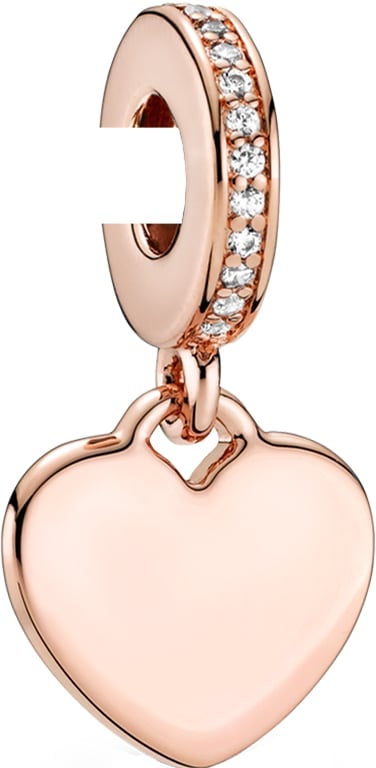 Engravable Heart Dangle Charm