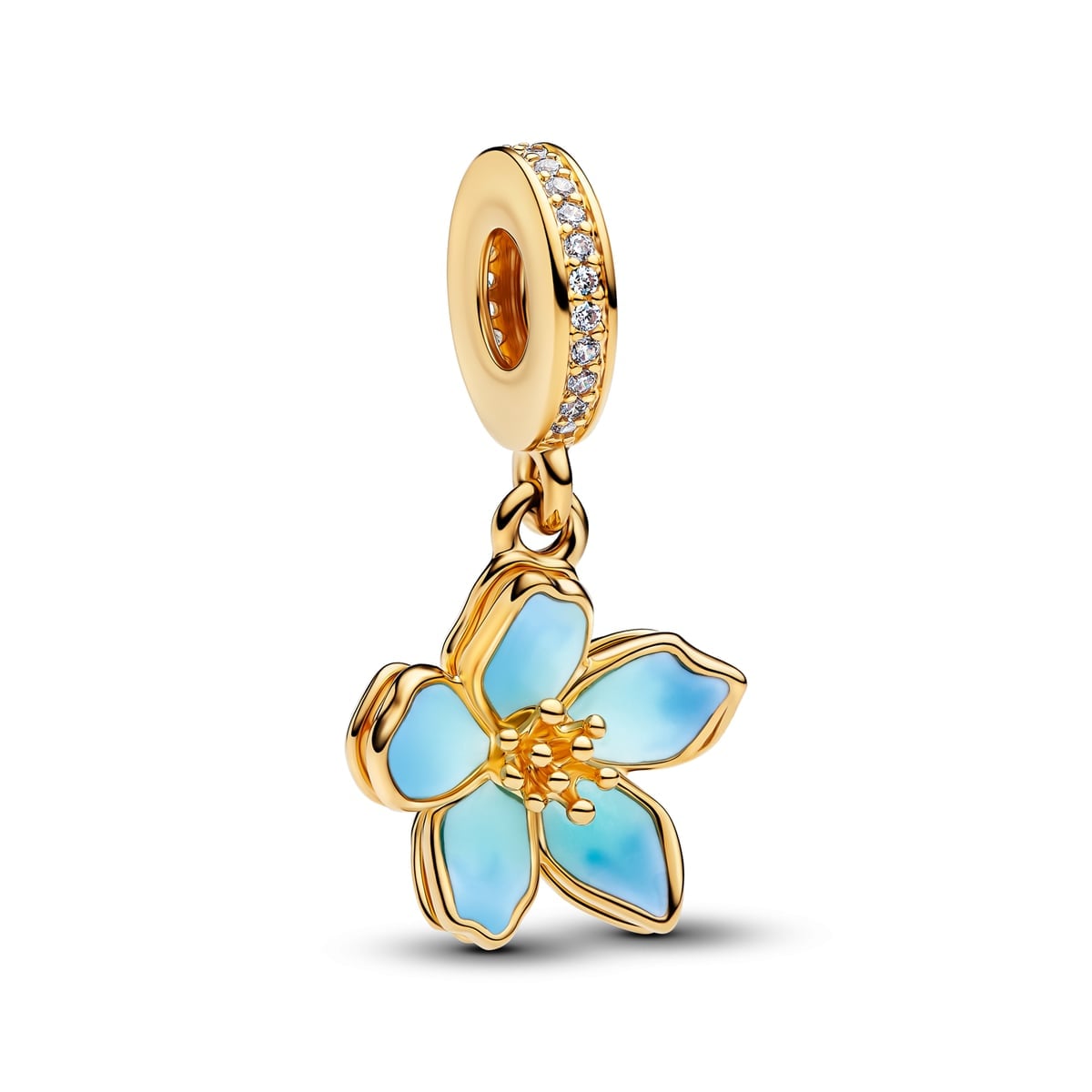 Blue Blossom Dangle Charm