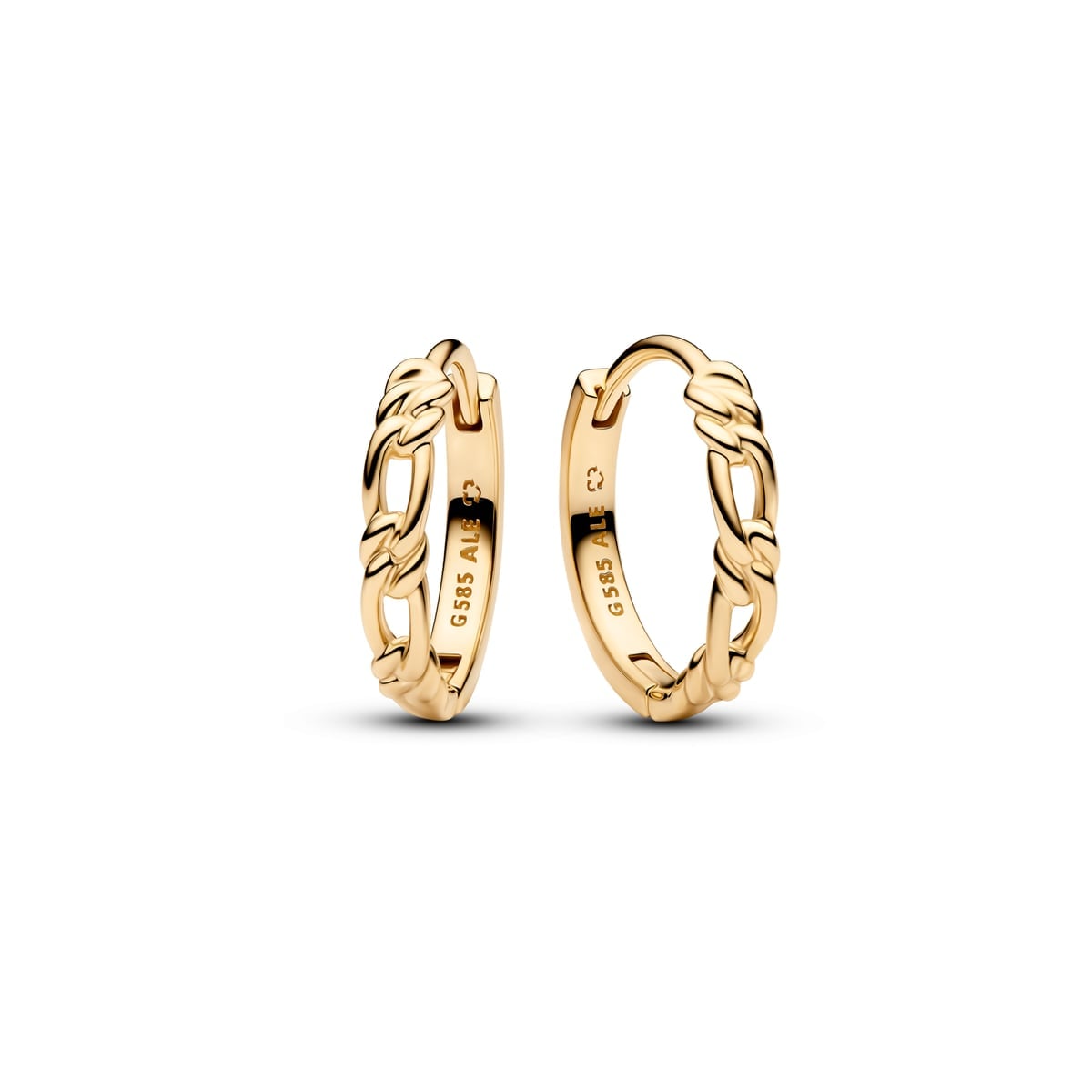 Pandora Era Figaro Hoop Earrings