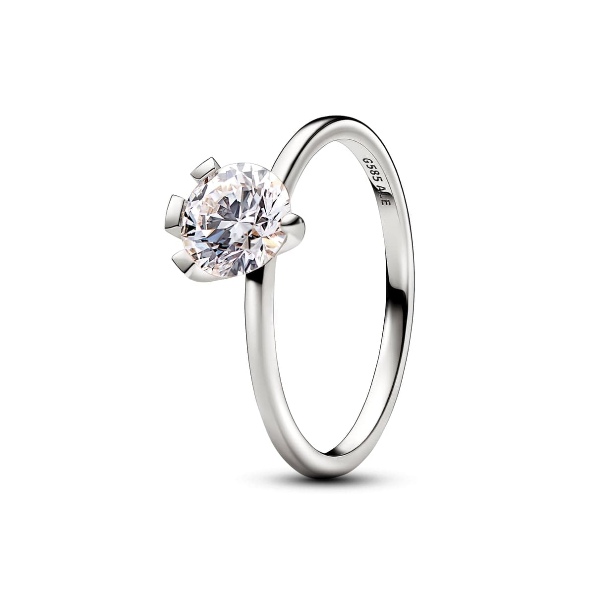 Pandora Nova 14k White Gold Lab-grown Diamond Ring 152895C01 152895 — photo 1 of 1