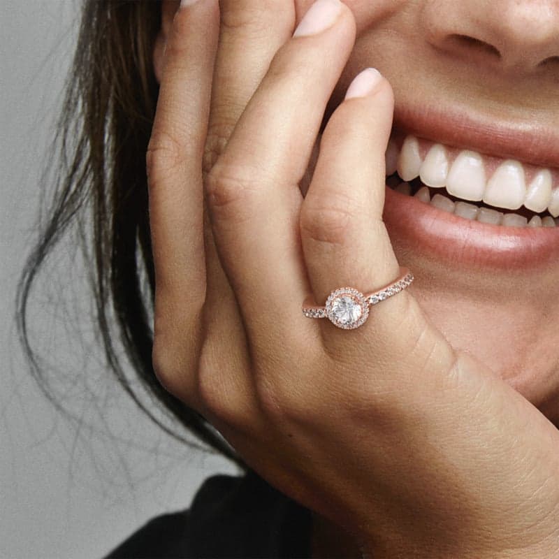 Pandora Classic Sparkle Halo Ring 188861C01 188861 — photo 1 of 6