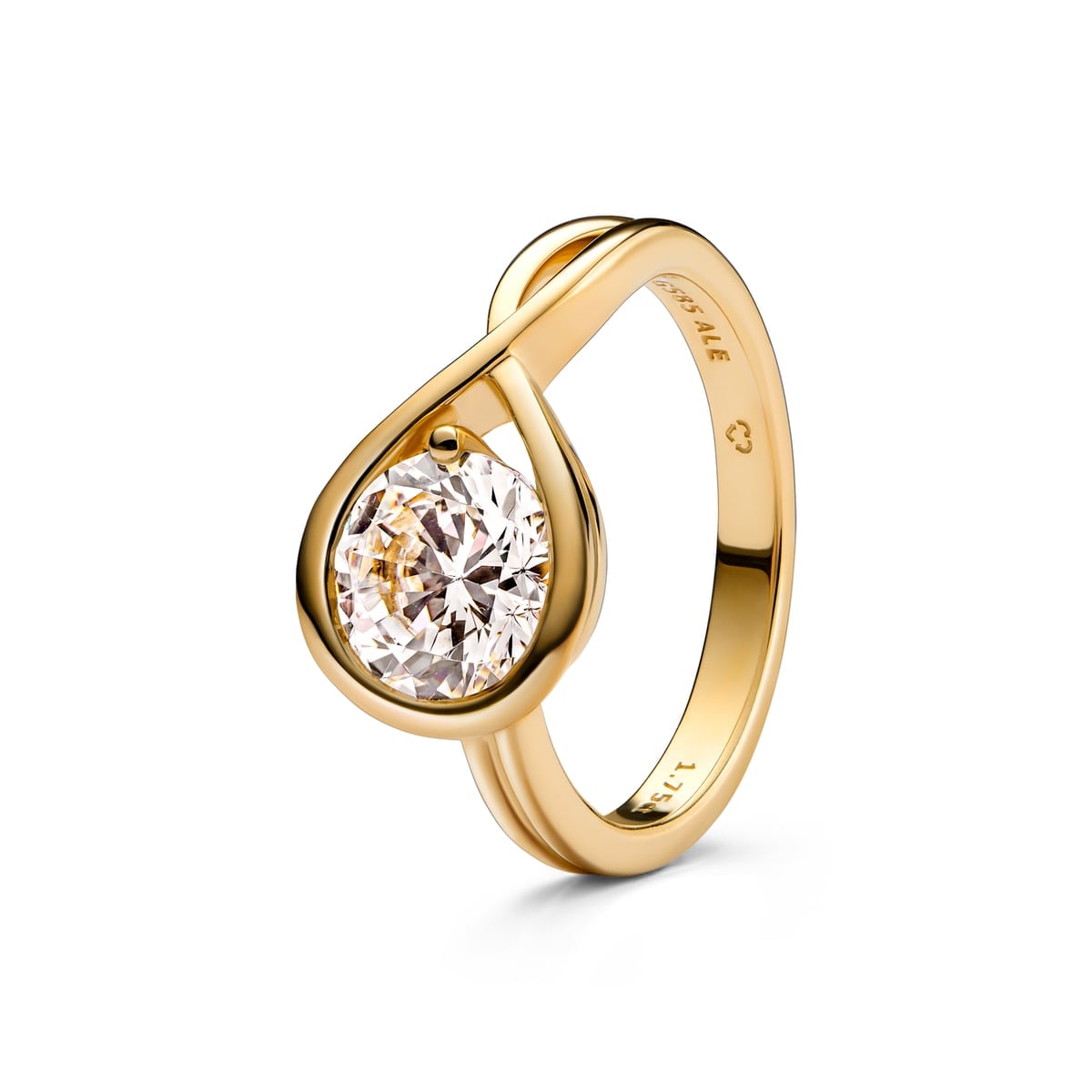 Pandora Infinite 14k Gold Lab-grown Diamond Ring