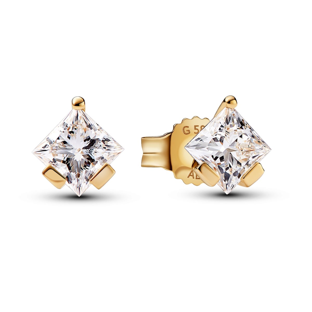 Pandora Nova 14k Gold Lab-grown Diamond Earrings