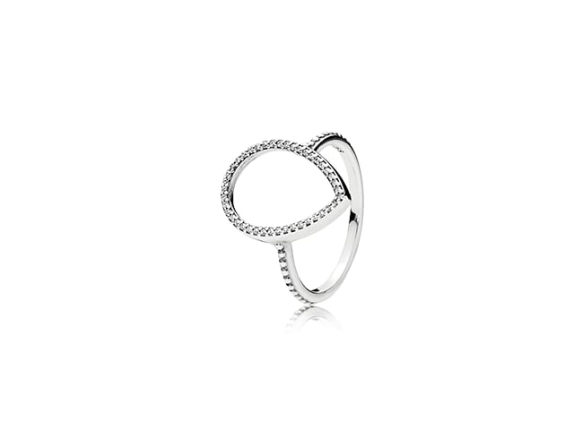 Teardrop Silhouette Ring