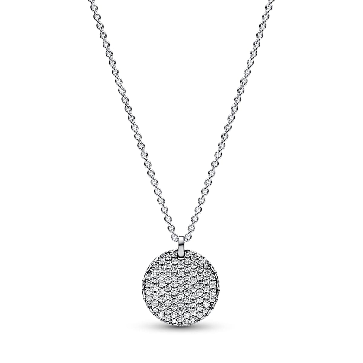 Pandora Timeless Pavé Round Pendant Necklace 392632C01 392632 — Foto 1 von 2