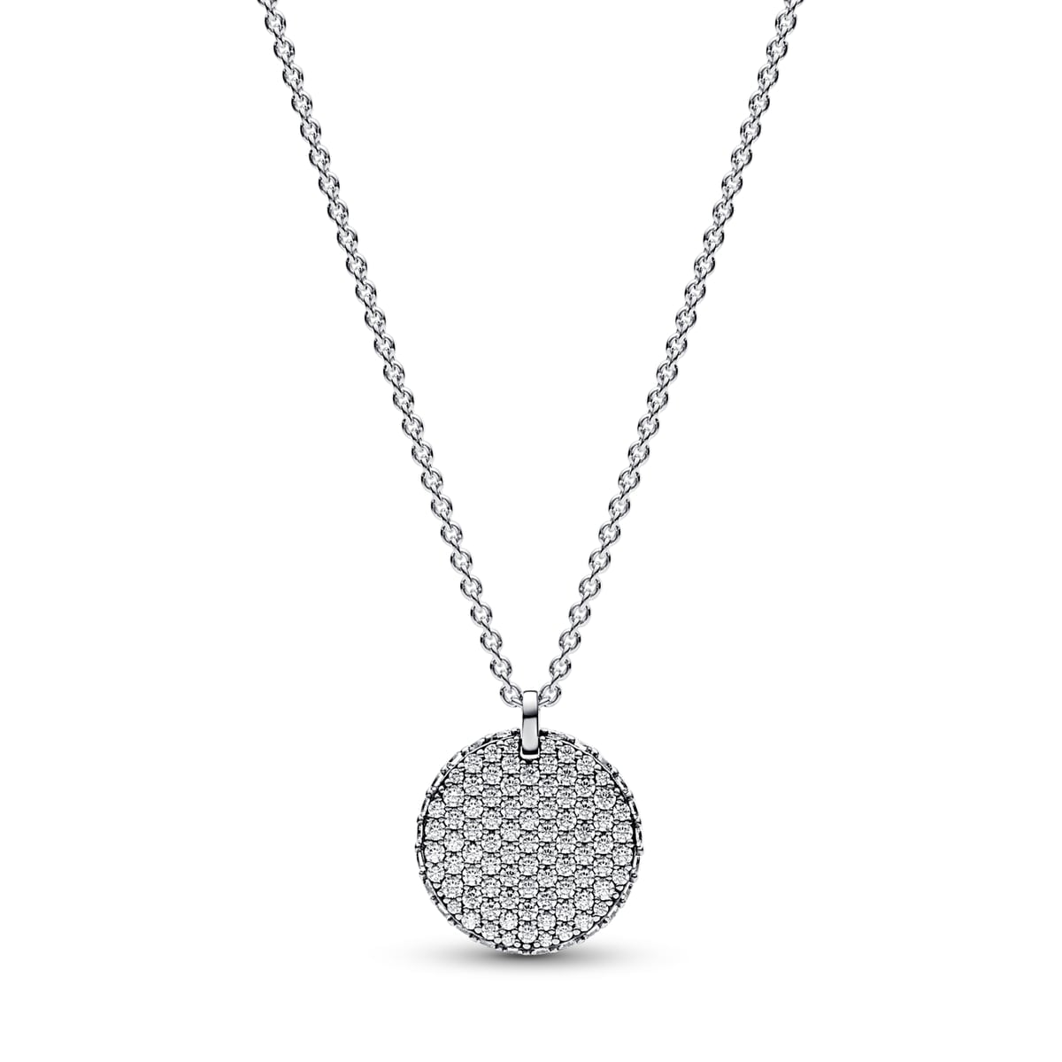 Pandora Timeless Pavé Round Pendant Necklace