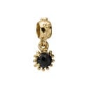 14K Gold Shining Star Dangle Charm