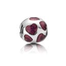 Love You Purple Enamel Charm