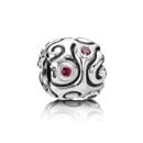 Day Dream Charm with Red CZ