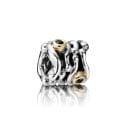 Funny Bones Charm with Black Diamond