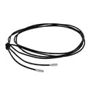 Black Leather String 150cm with Tassels