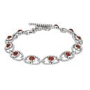 Sterling Silver Bracelet with Cornelian