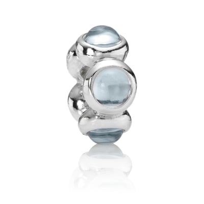 Bead Blue topaz Cabochon