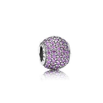 Pavé lights, fancy purple cz