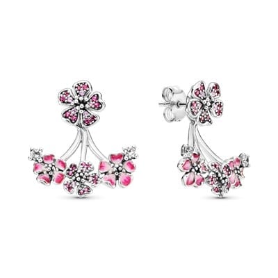 Peach Blossom Flowers Earrings