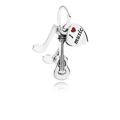I Love Music Charm