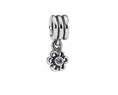 Daisy with Amethyst Zirconia Charm