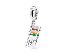 Vintage Ticket Dangle Charm