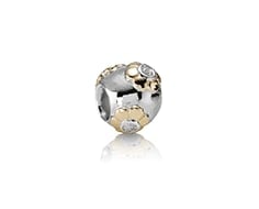 Raised Flower Charm