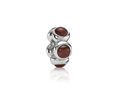 Garnet Cabochon Charm