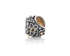 Dew Drops on Flowers with Orange Moonstone Charm