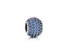 Blue Pavé Ball Charm