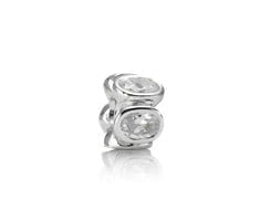 Charm Clear Oval Lights CZ