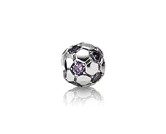 Sparkling Football Charm